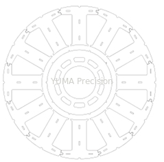 De Statorlaminering die van de Werktuigmachine Servorotor Proces stapelen