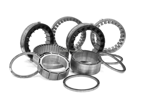 Nieuwe energievoertuigen motorsegment statorlaminering stempelen elektrische motorstator en rotorlaminaties stapelen