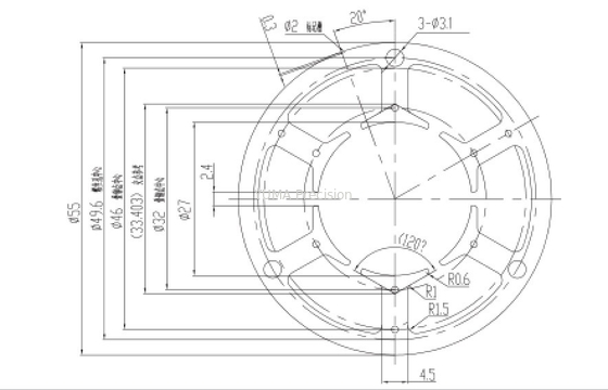 Het Ijzerkern van de laminerings Elektrische Motor voor Huishoudapparaatwasmachine