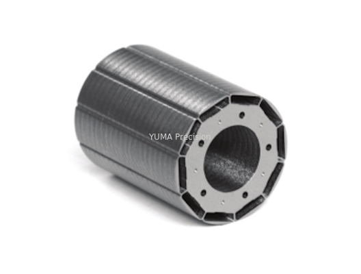 Professioneel maatwerk en product OD57.8mm 12-slots stator en rotor voor hogesnelheidsmotor