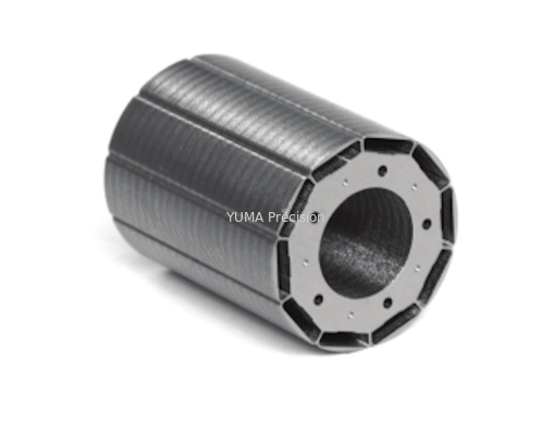 Hoge snelheid servomotor stempelen OD77.1mm 12 slot stator en rotorkern